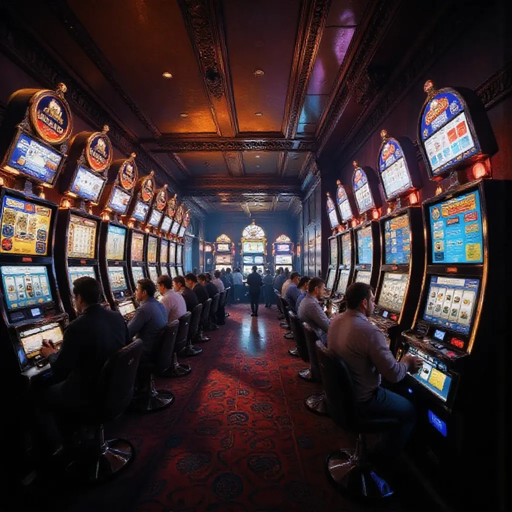 Neon Gamble Illusion